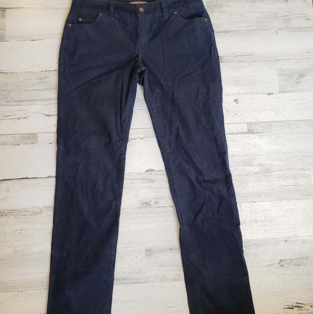 Vineyard Vines Dark Blue Women's Corduroy Size 8